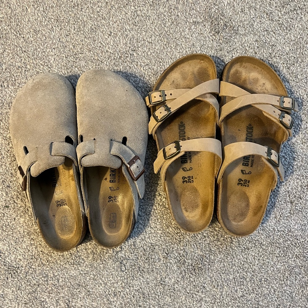 Birkenstock Boston Clogs and Franca Sandals BUNDLE
